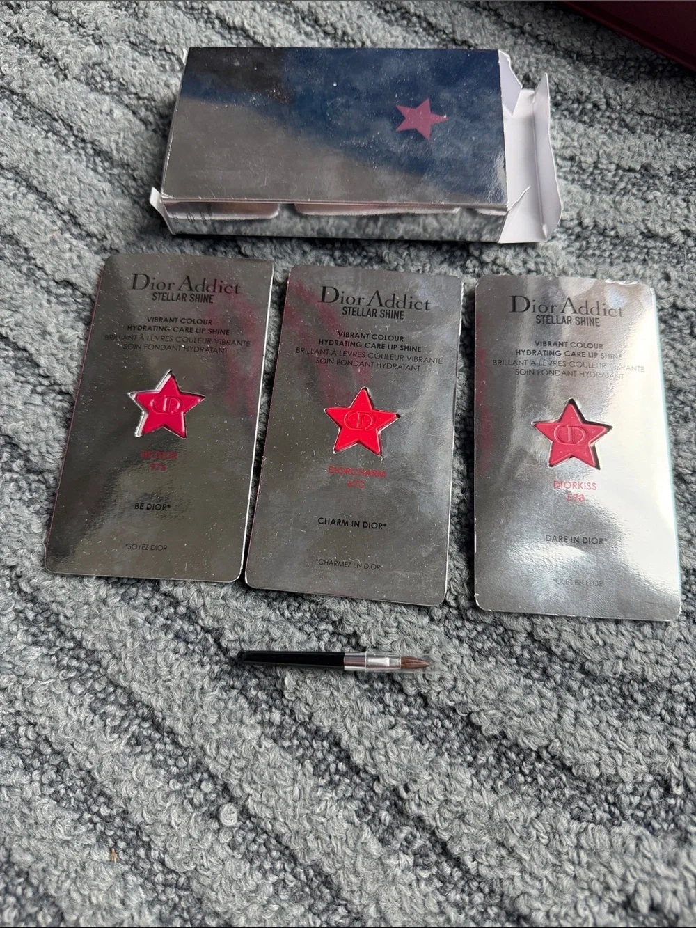 Dior lip shine sample kit